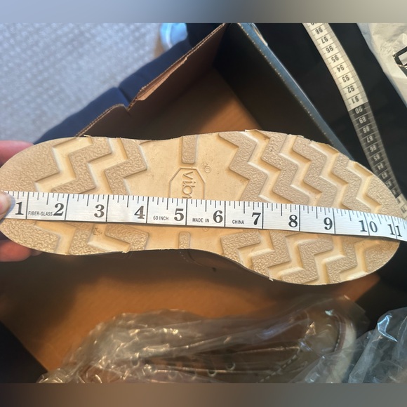 As new men’s Baldwin Chippewa moc toe tan leather wedge boots size 7.5 D - Picture 16 of 16